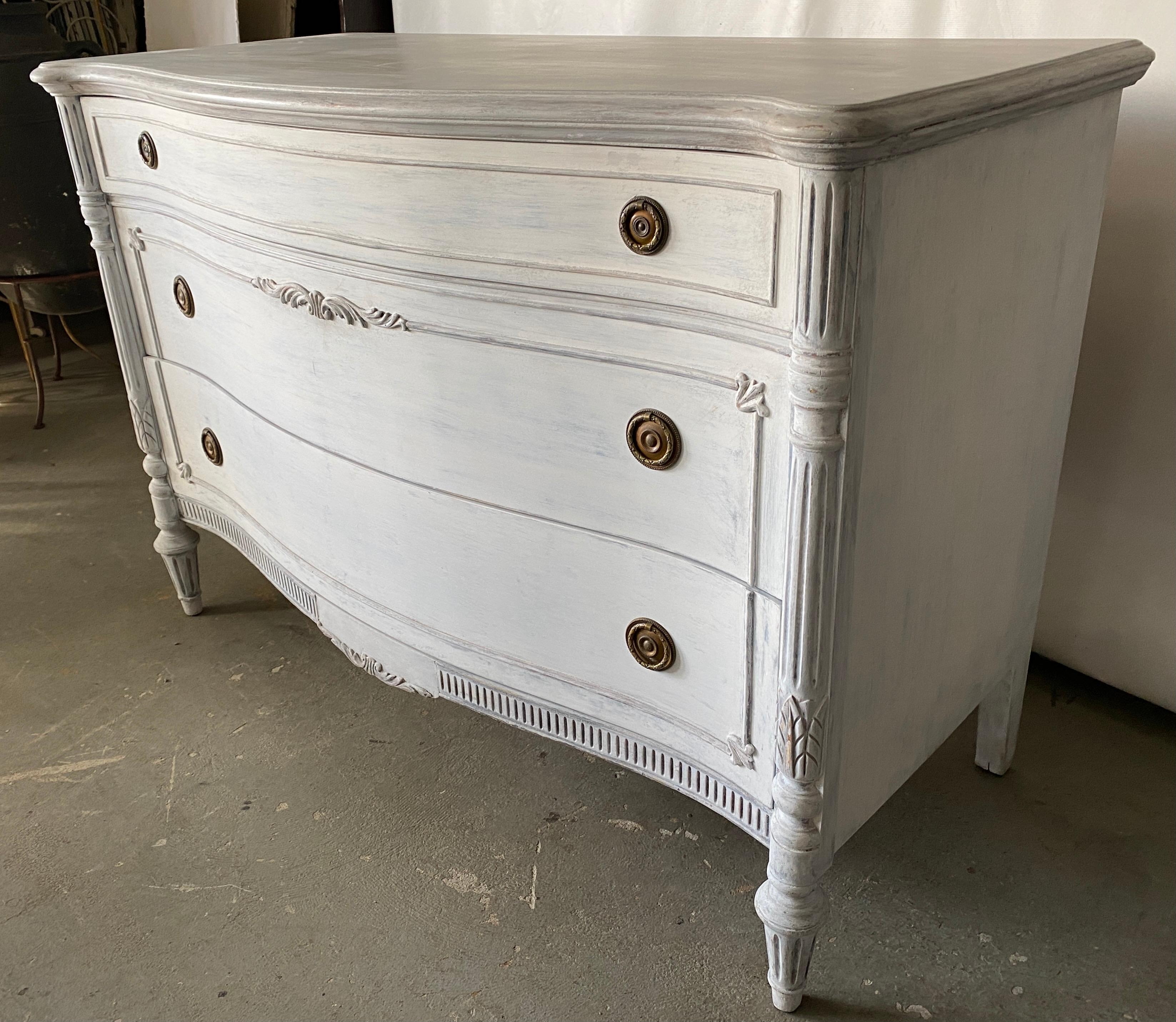 20th Century Louis XVI Style Painted Dresser