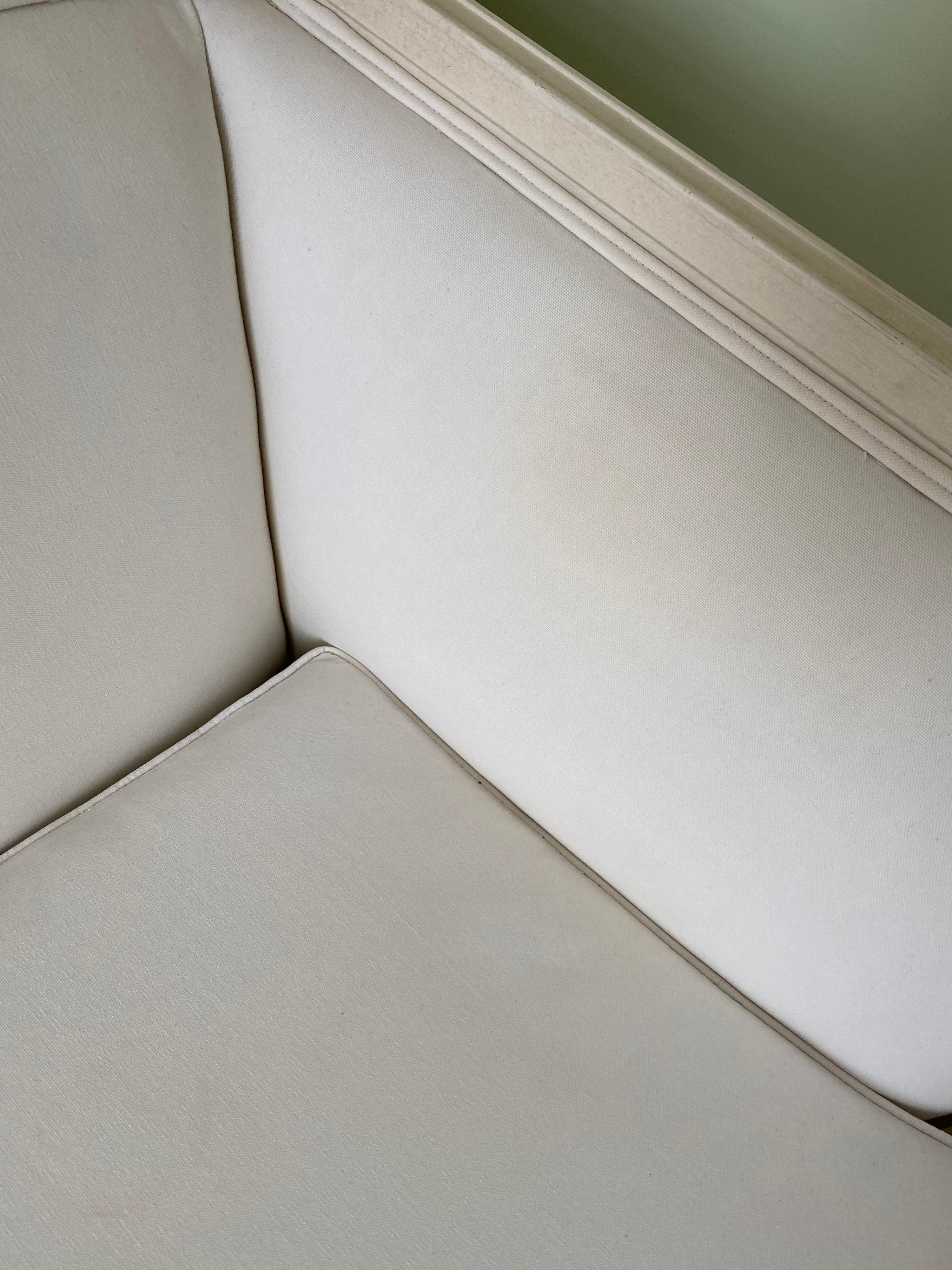 Swedish Gustavian Style Painted Extra Long Sofa/Settee, 20th Century 8