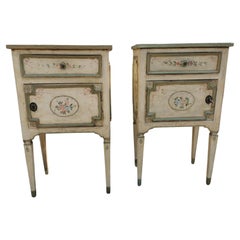 Louis XVI Style Pair of Side Commodes, Venice, Italy, circa 1870