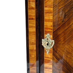 Louis XVI Style Corner Cabinet, France with Marble Plate