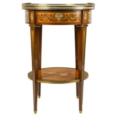 Louis XVI Style Pedestal Table, 19th Century, Napoleon III Period.
