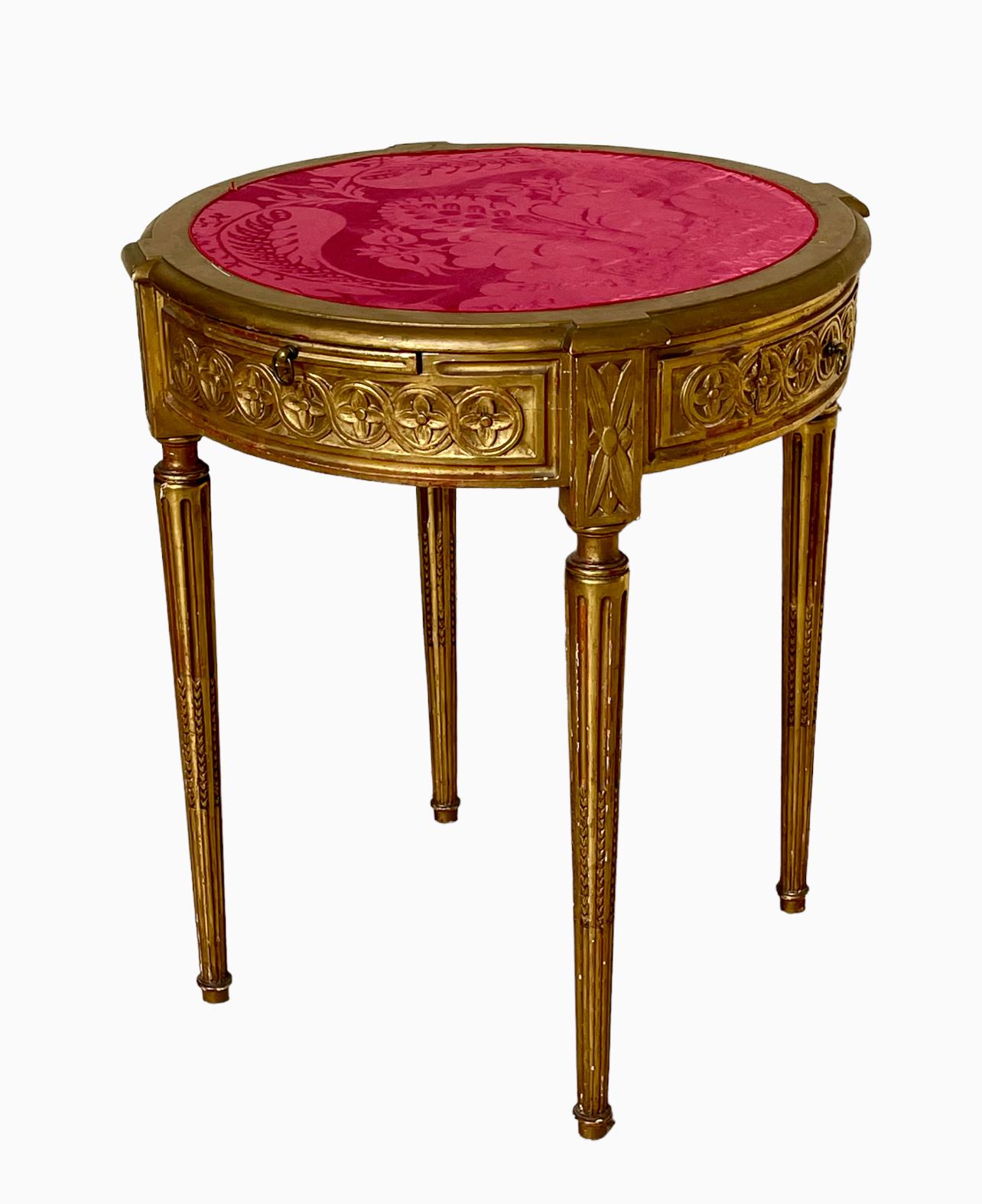 Louis XVI Style Pedestal Table For Sale 4