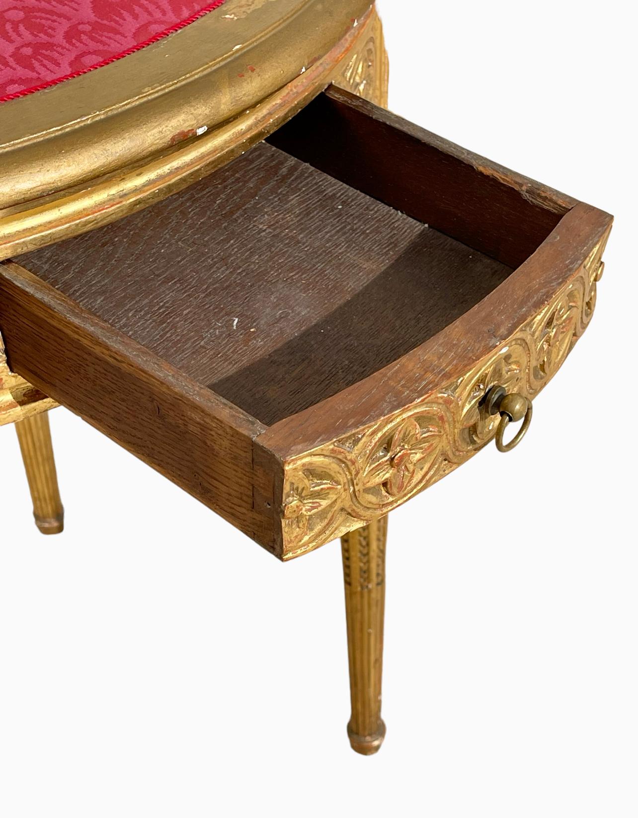 Louis XVI Style Pedestal Table For Sale 1
