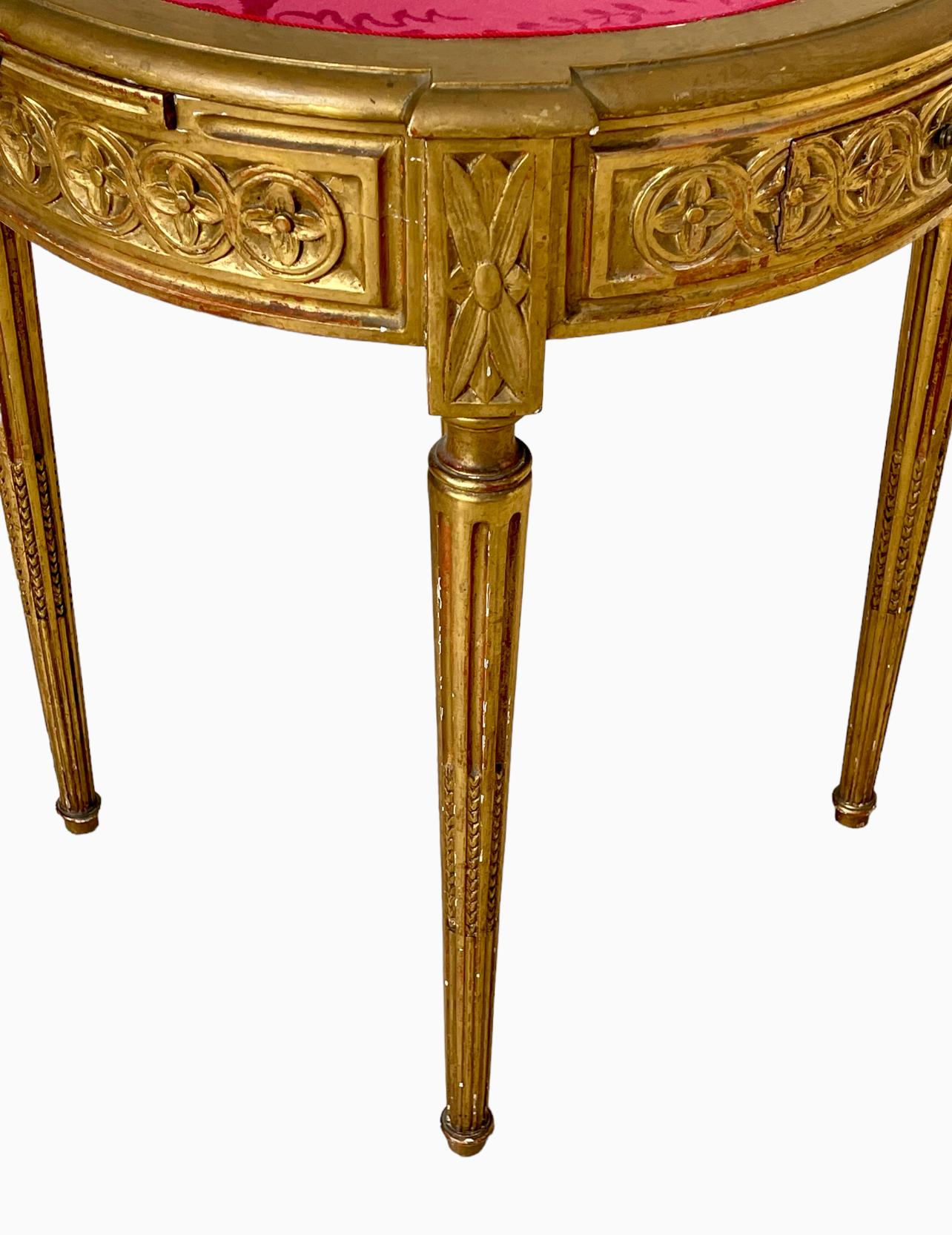 Louis XVI Style Pedestal Table For Sale 2