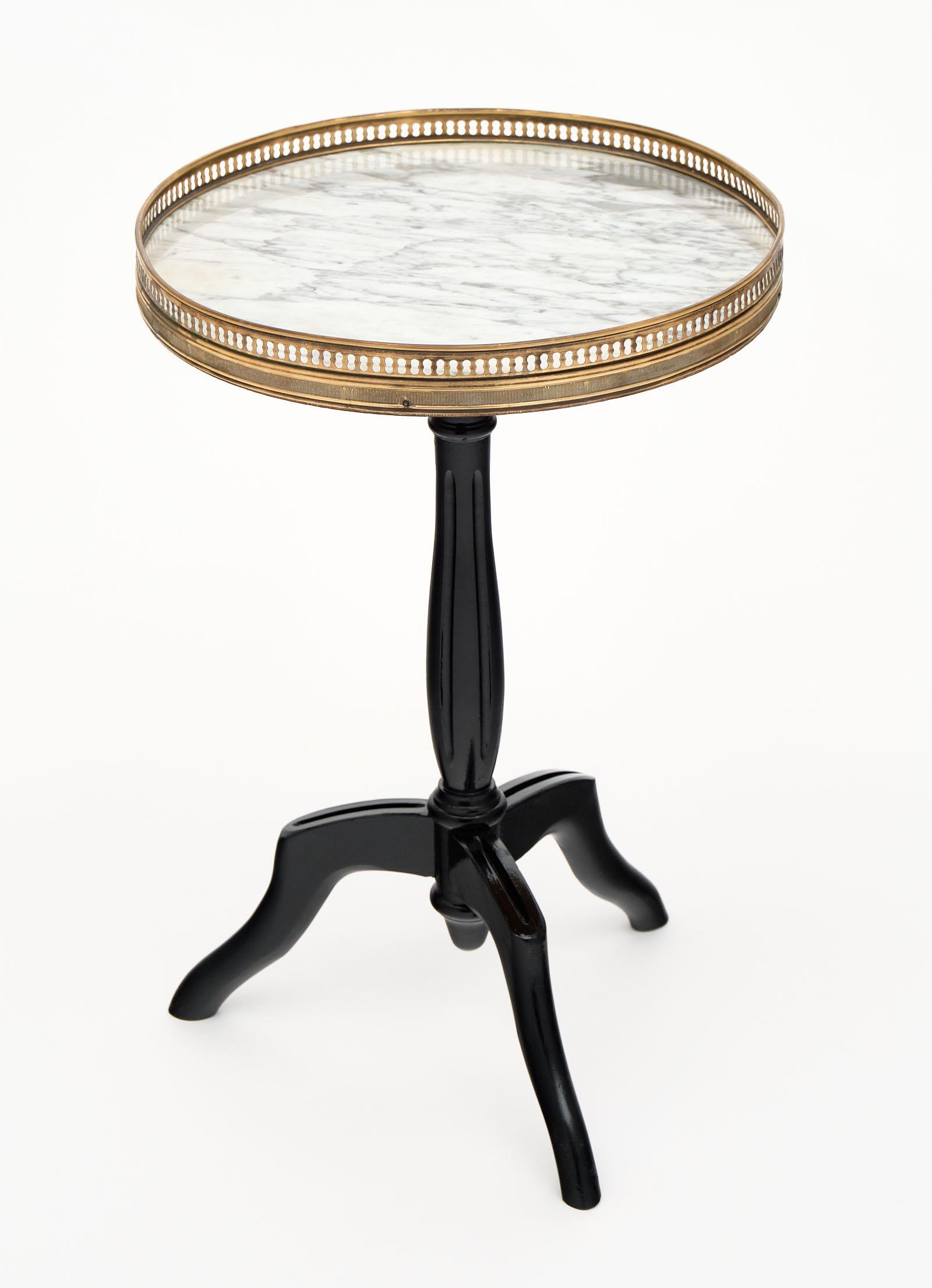 French Louis XVI Style Petite Side Table