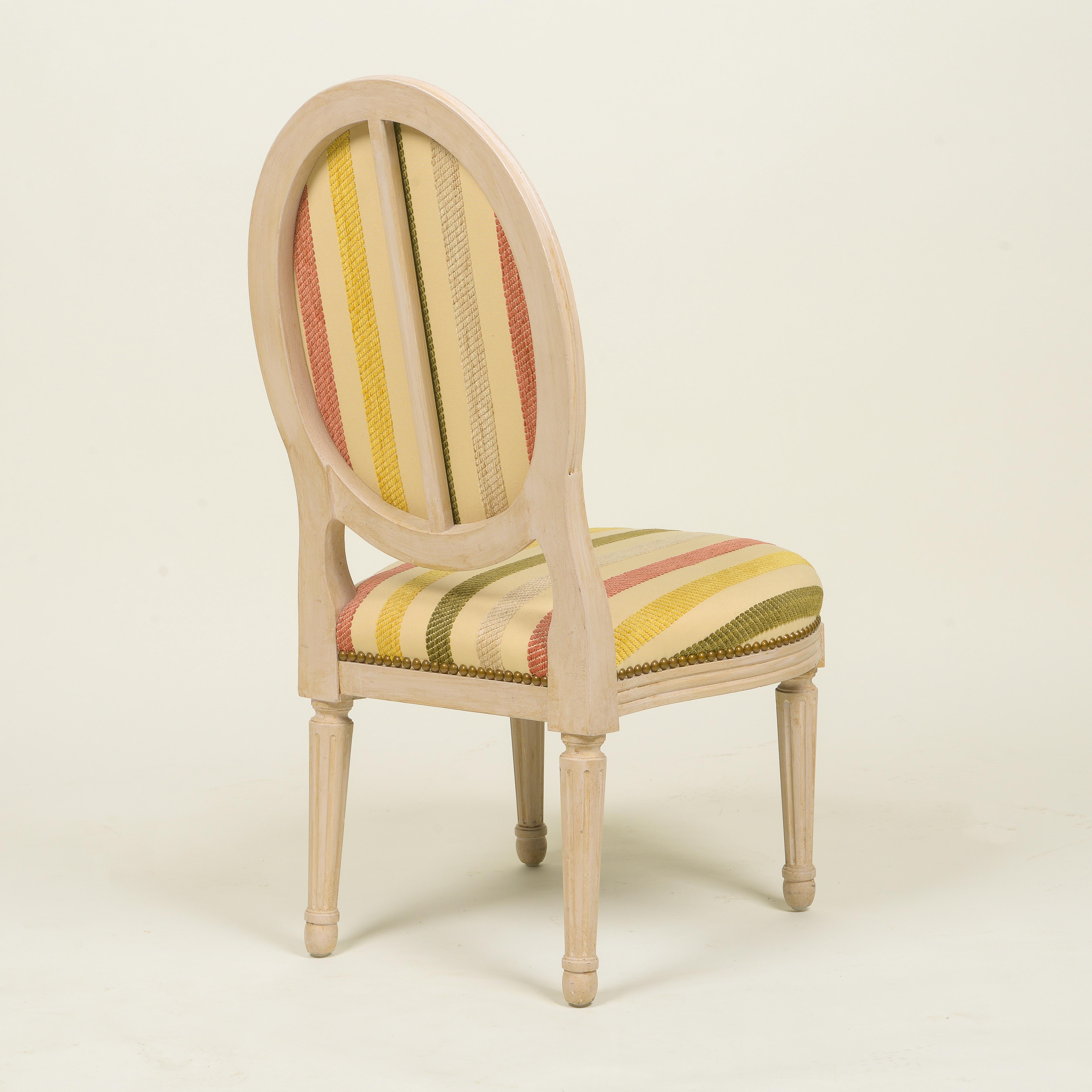 Louis XVI Style Pickled Pine Child's Chair In Excellent Condition In New York, NY