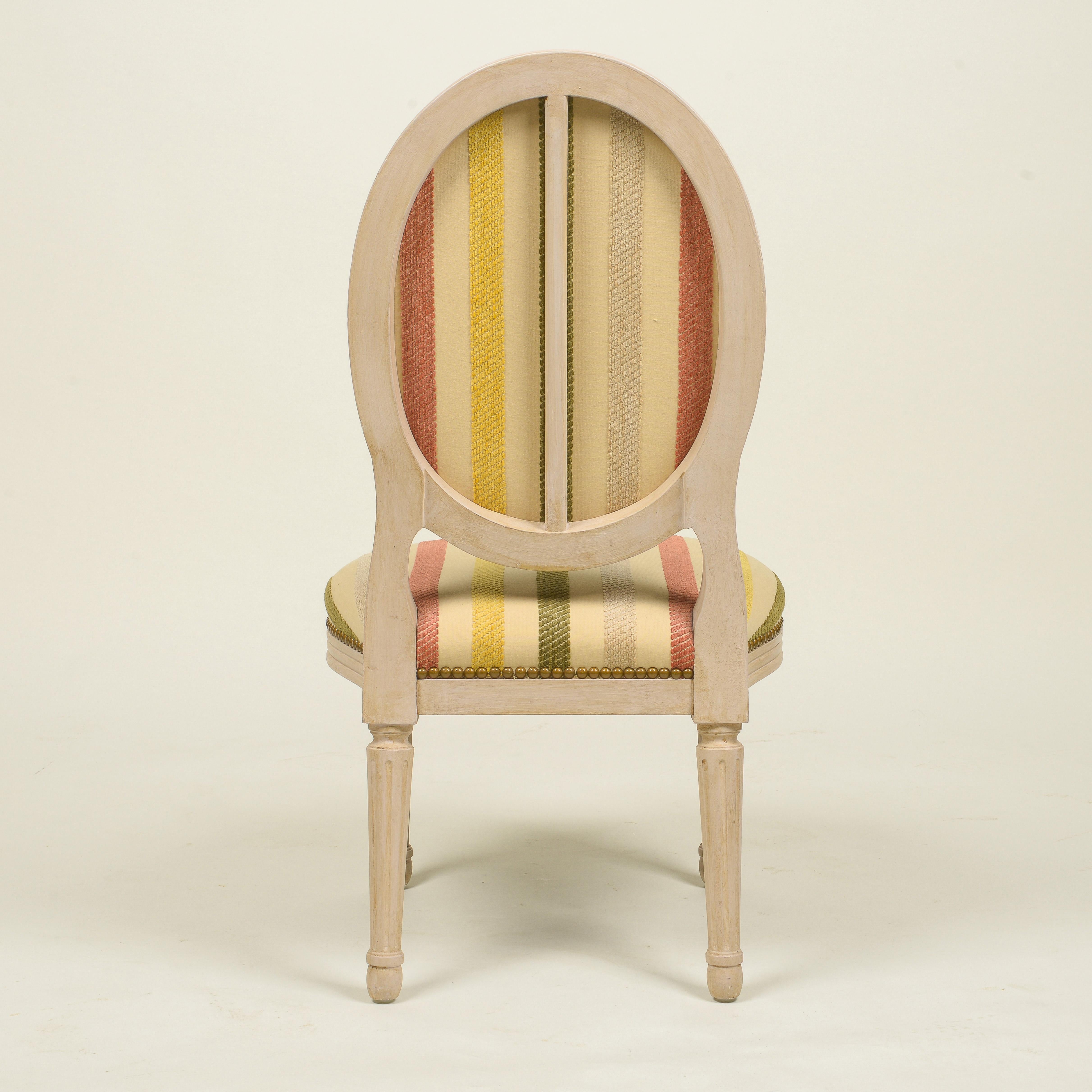 Contemporary Louis XVI Style Pickled Pine Child's Chair