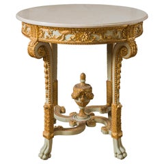 Console polychrome de style Louis XVI reproduite par La Maison London