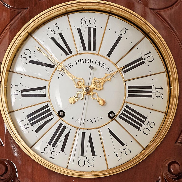 Louis XVI Style Regulator Mounted Long Case Clock For Sale at 1stDibs