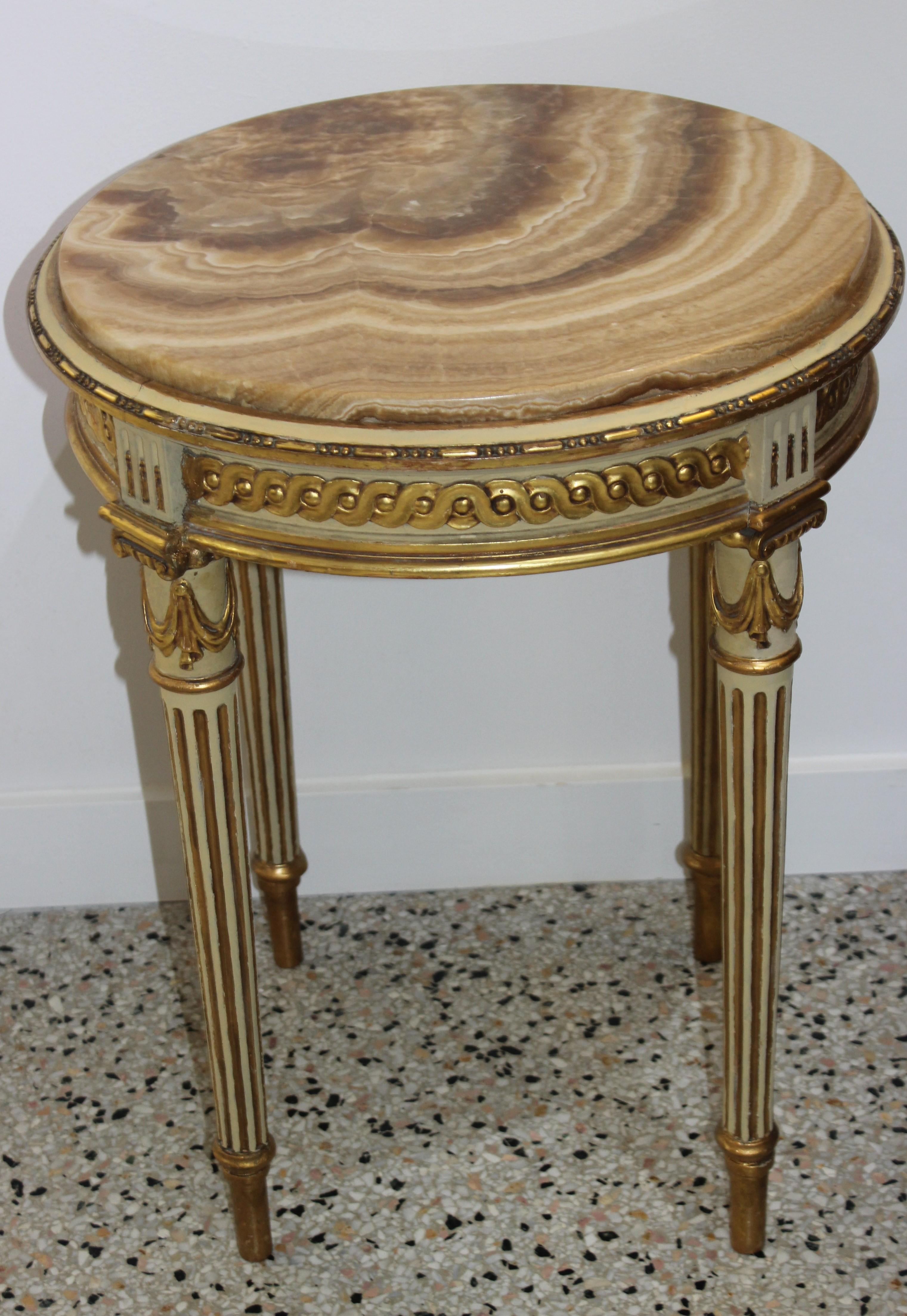French Louis XVI Style Round Table