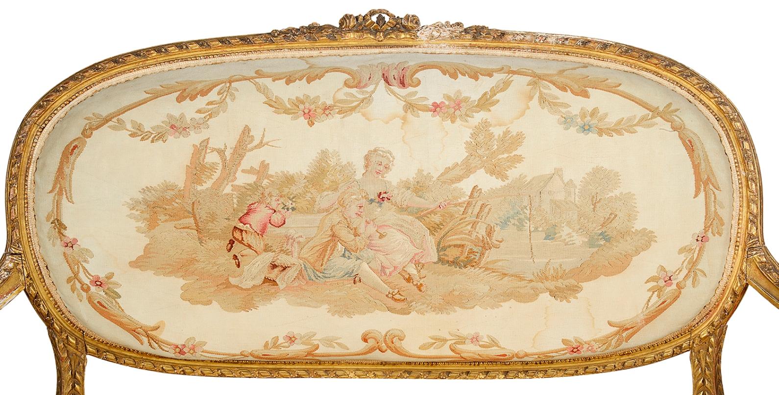 Louis XVI Style Salon Suite, 19th Century 5
