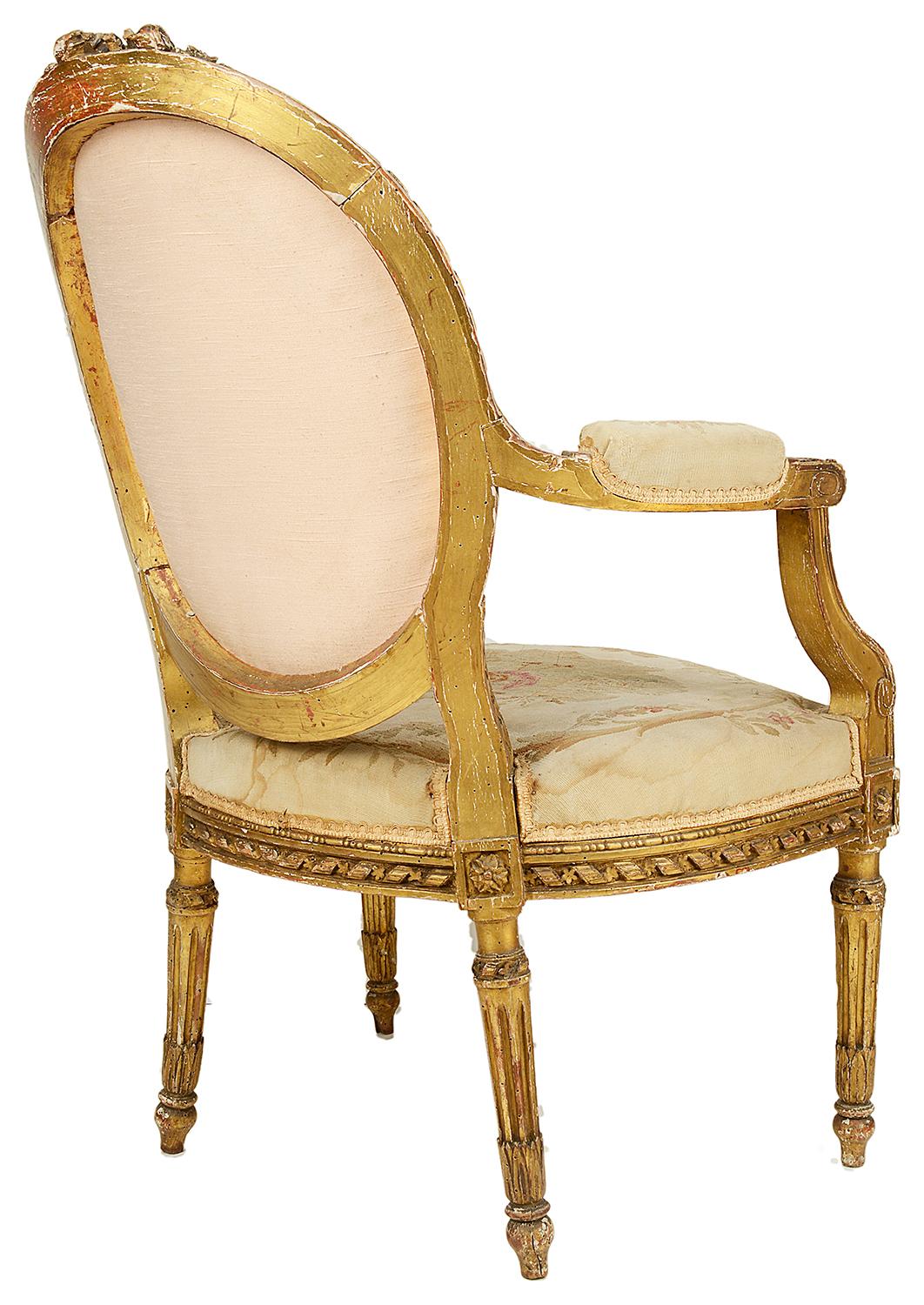 Louis XVI Style Salon Suite, 19th Century 14