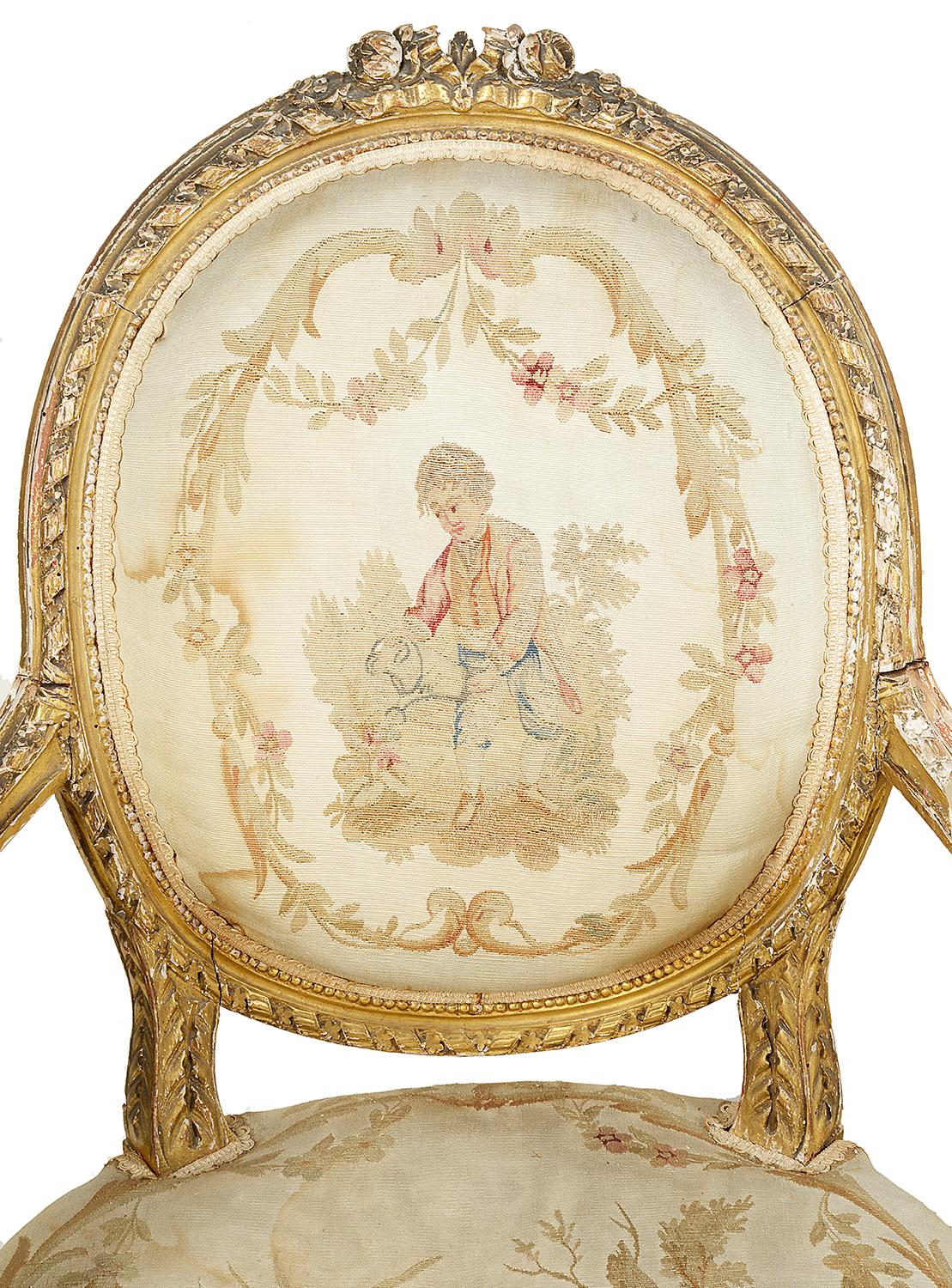 Louis XVI Style Salon Suite, 19th Century 2