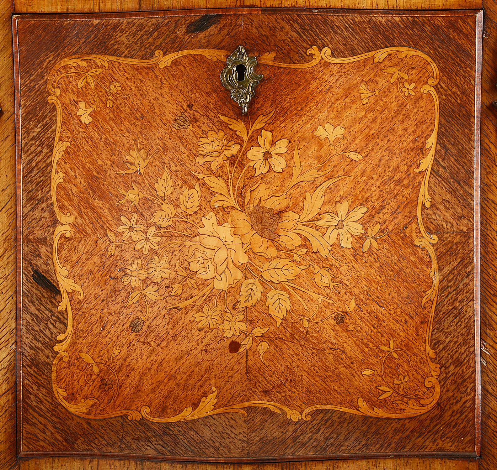 Louis XVI Style marquetry inlaid Secrétaire abattant. In Good Condition For Sale In Brighton, Sussex