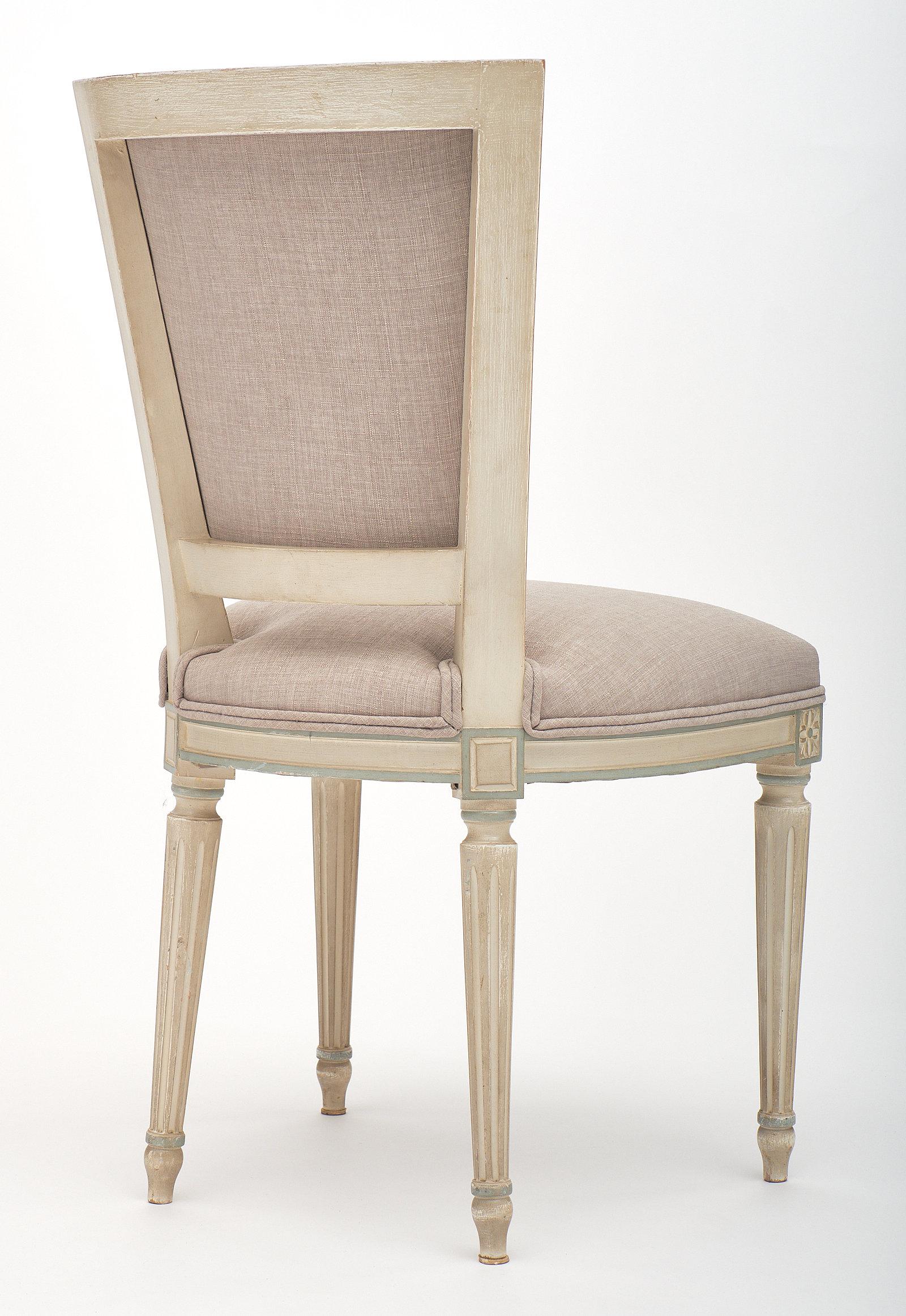 Louis XVI Style Set of Chairs with Armchairs 4