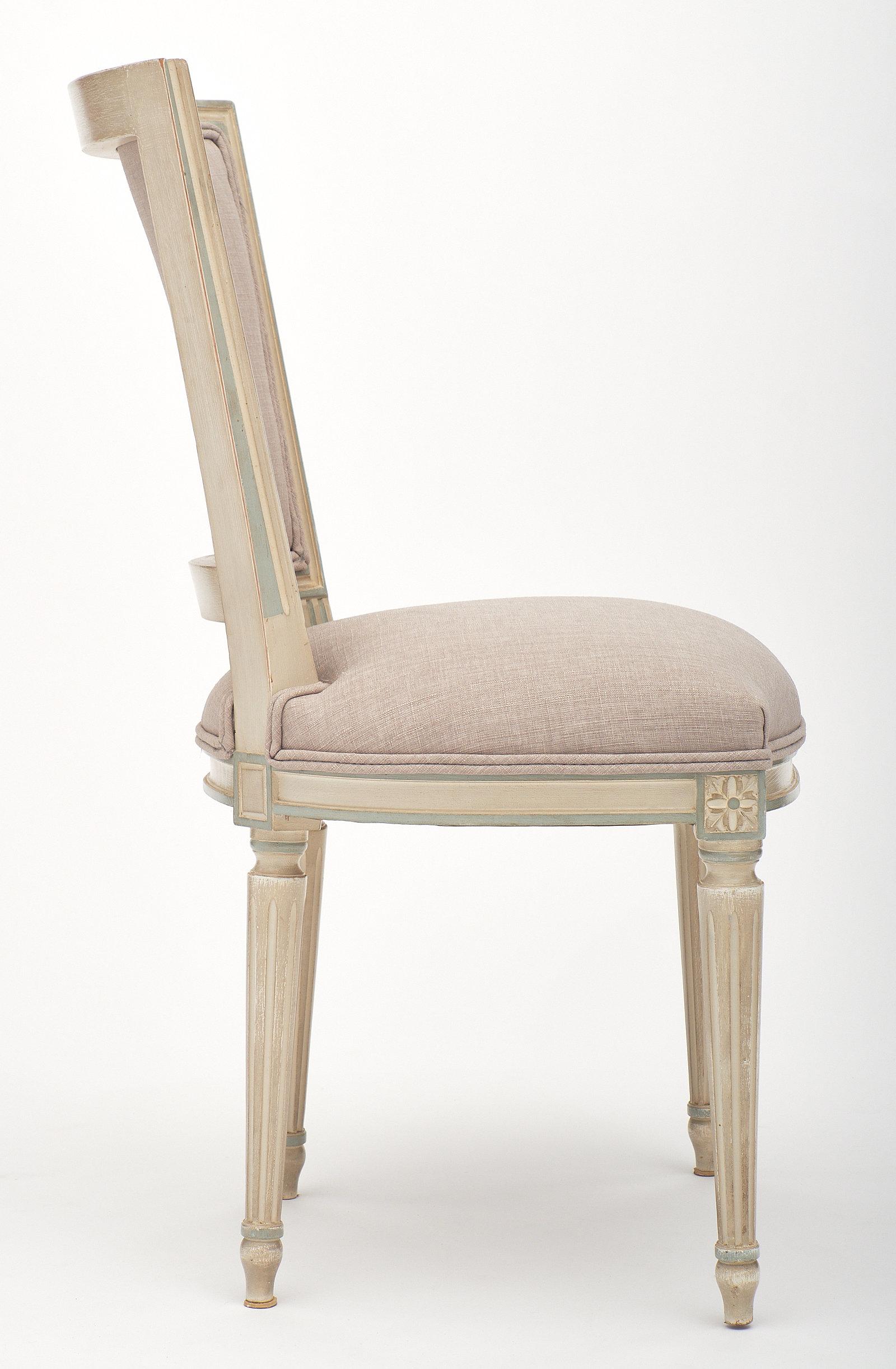 Louis XVI Style Set of Chairs with Armchairs 1