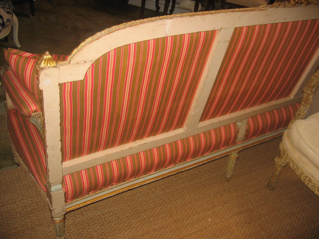Louis XVI Style Settee For Sale 1