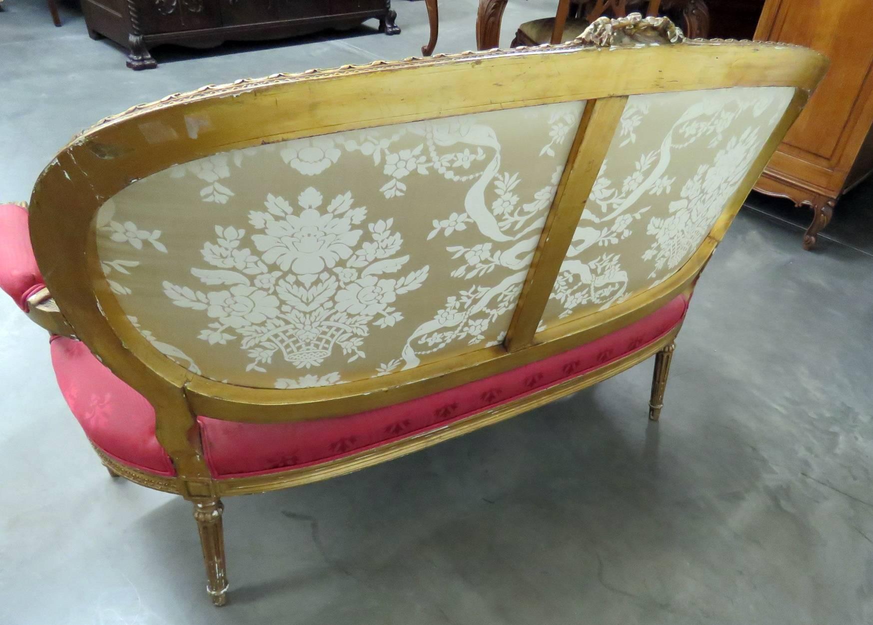 Louis XVI Style Settee 1