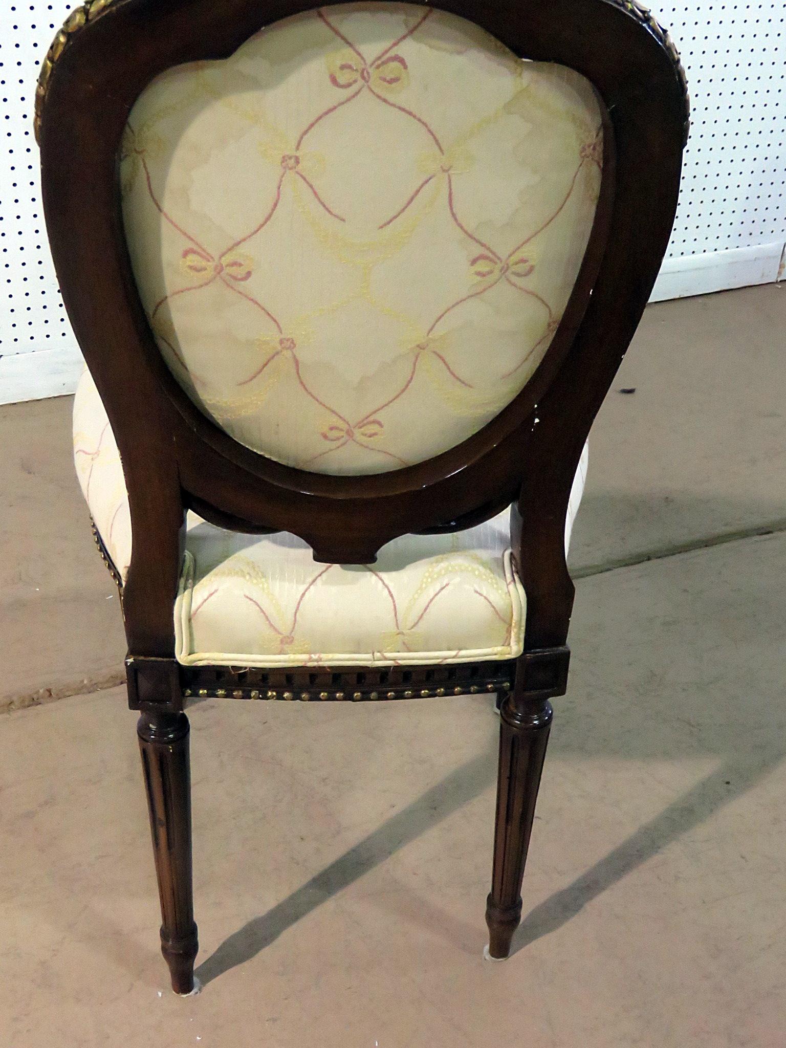 Louis XVI Style Side Chair For Sale 1