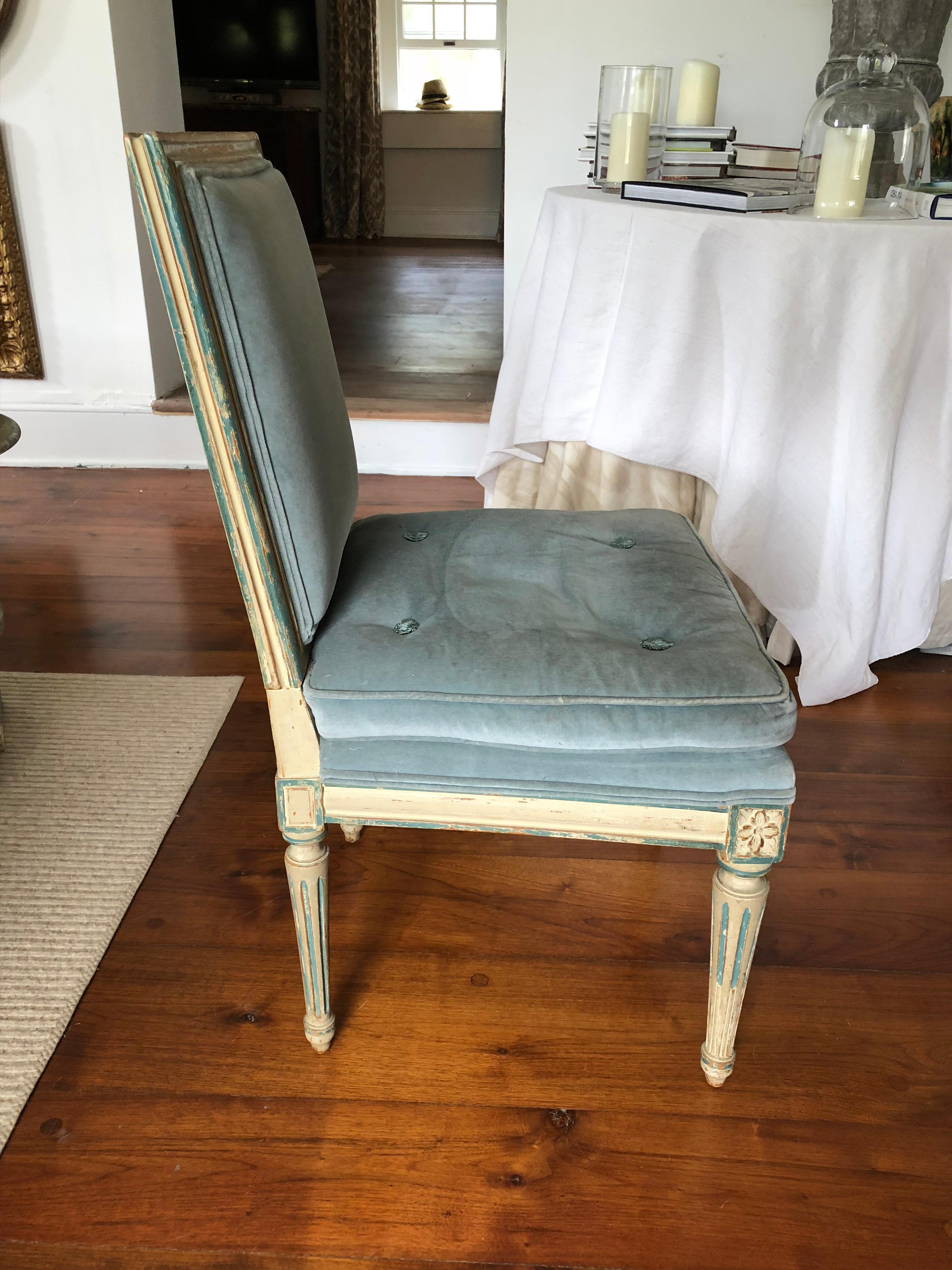 Louis XVI Style Side Chair, French 19th Century (19. Jahrhundert)