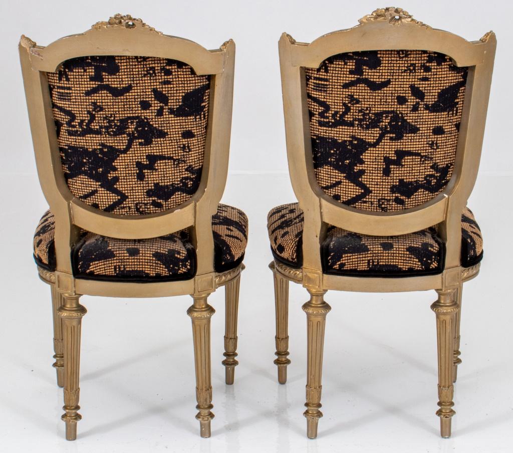20th Century Louis XVI Style Side Chairs, Pair For Sale