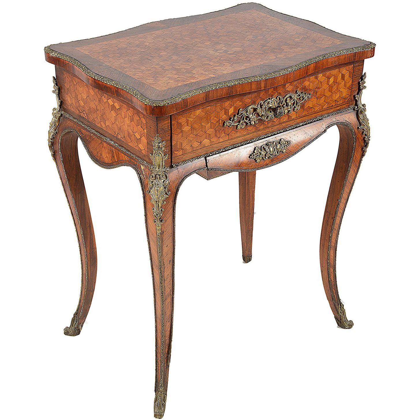 Louis XVI Style Side Table, 19th Century For Sale