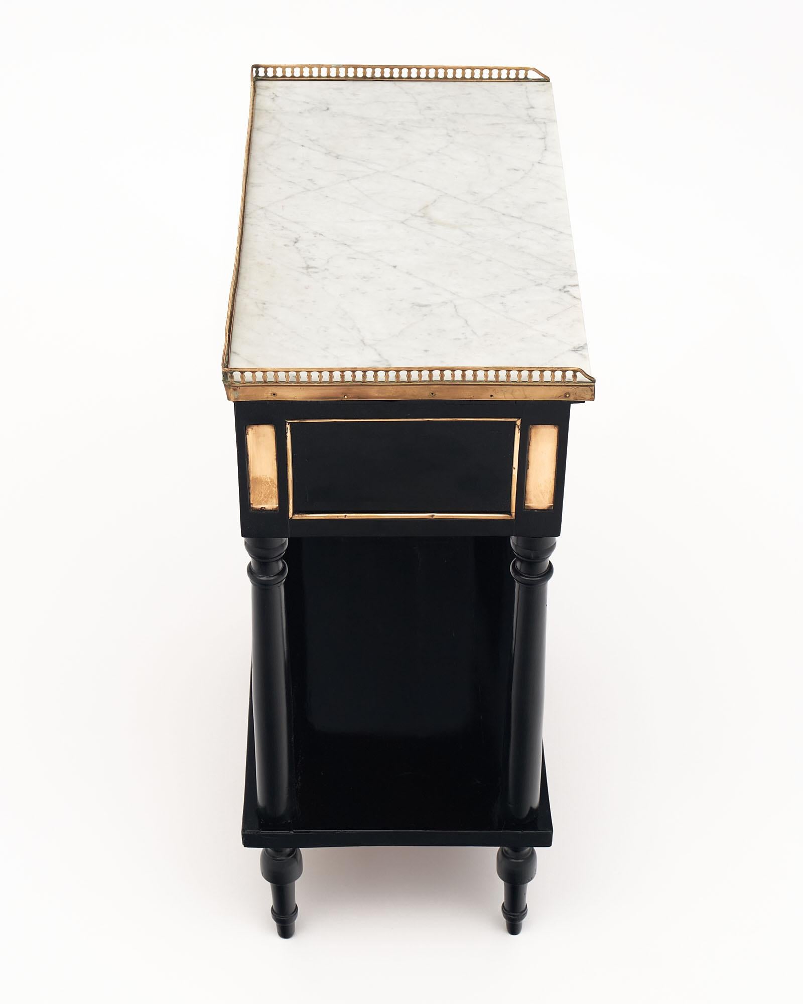 Brass Louis XVI Style Side Table