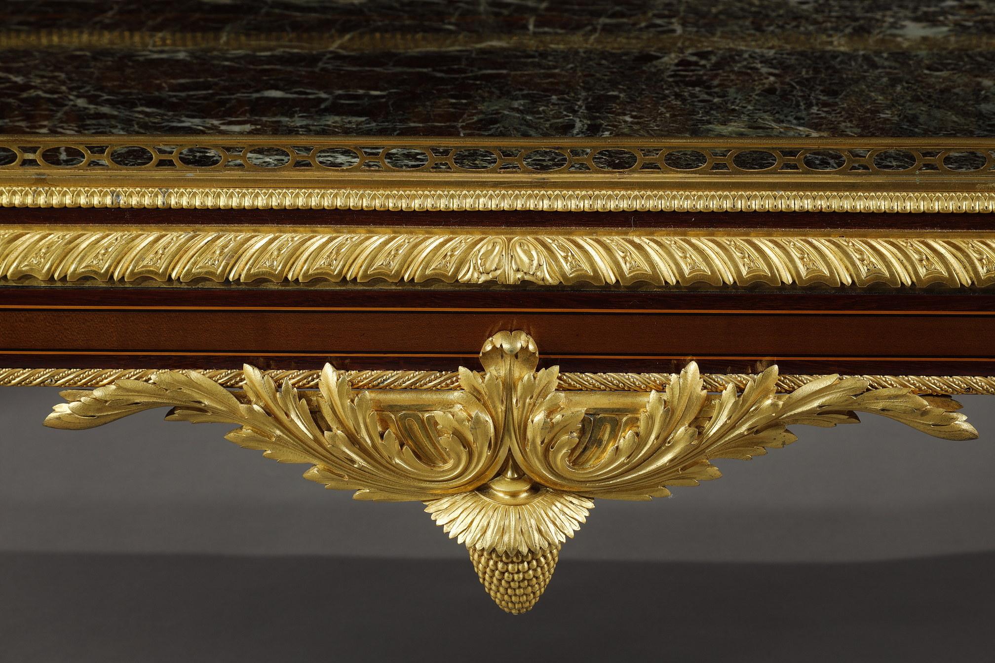 Louis XVI Style Console Stamped C.-G. Winckelsen, France, 1869 For Sale 3