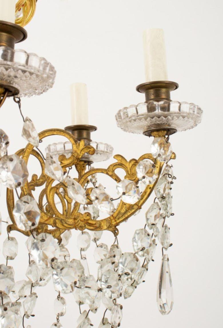 French Louis XVI Style Six-Light Princess Chandelier