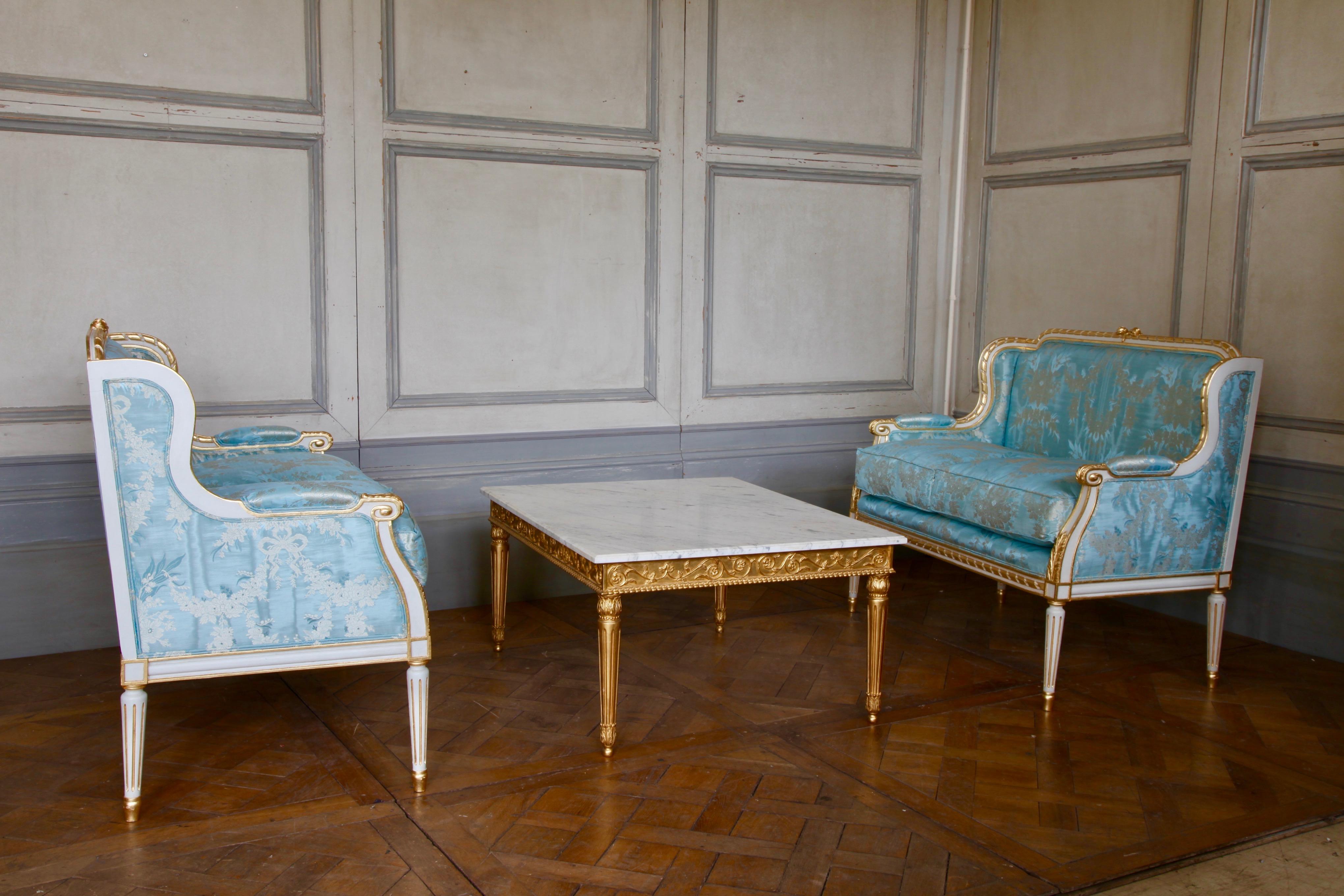 Contemporary Louis XVI Style Sofa For Sale