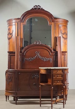Louis XVI Style Solid Mahogany Bedroom Furniture