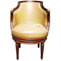 Louis XVI Style Swivelling Desk Chair