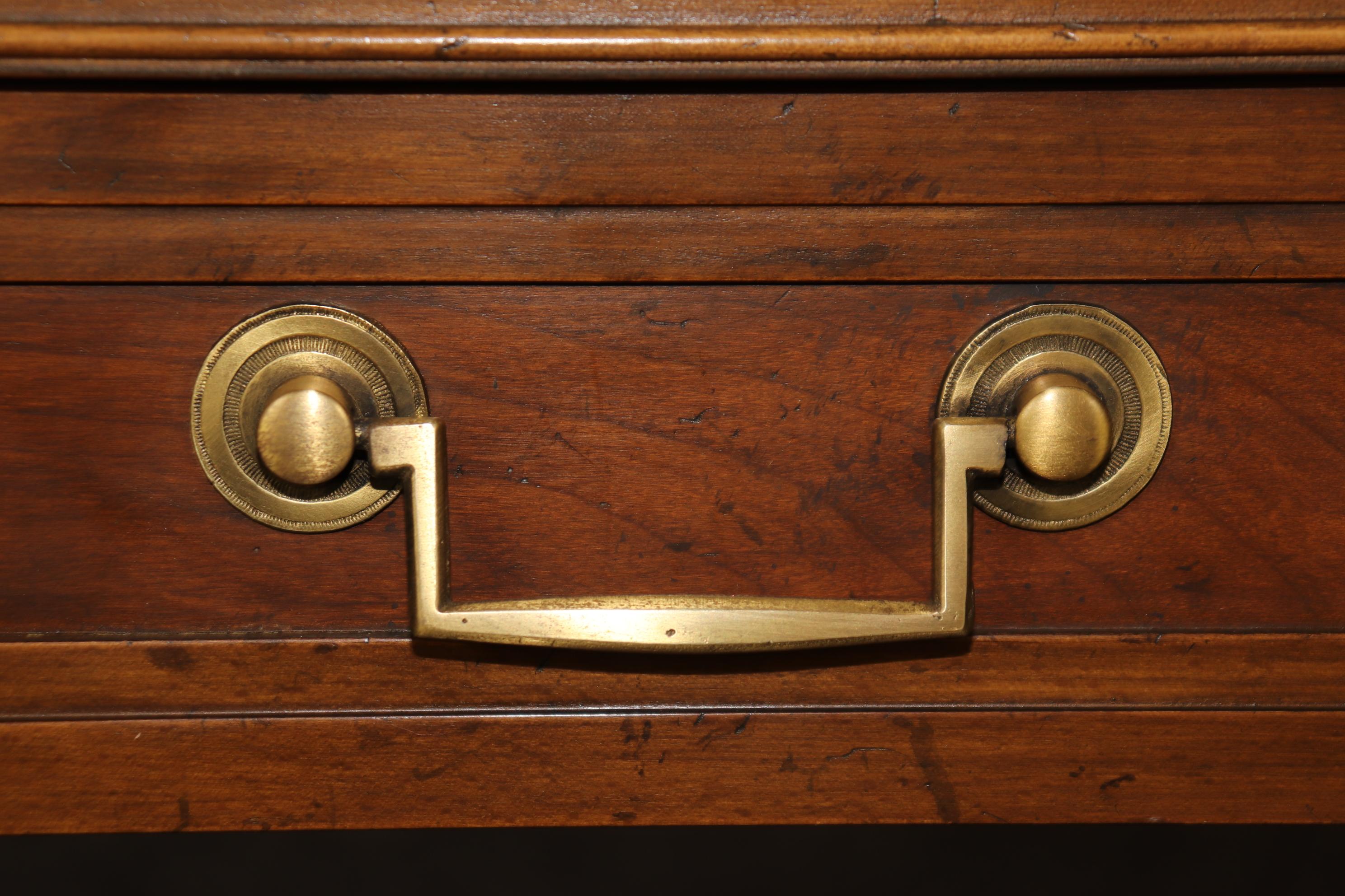 Louis XVI Style Three Tier Brass Mounted Console Table By Baker 7