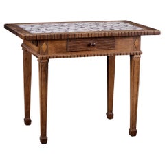 Louis XVI Style Tile-Topped Table