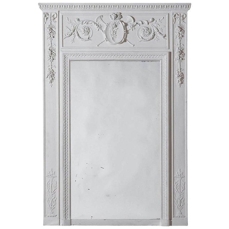 American Louis XVI Style Trumeau Original from Paris For Sale
