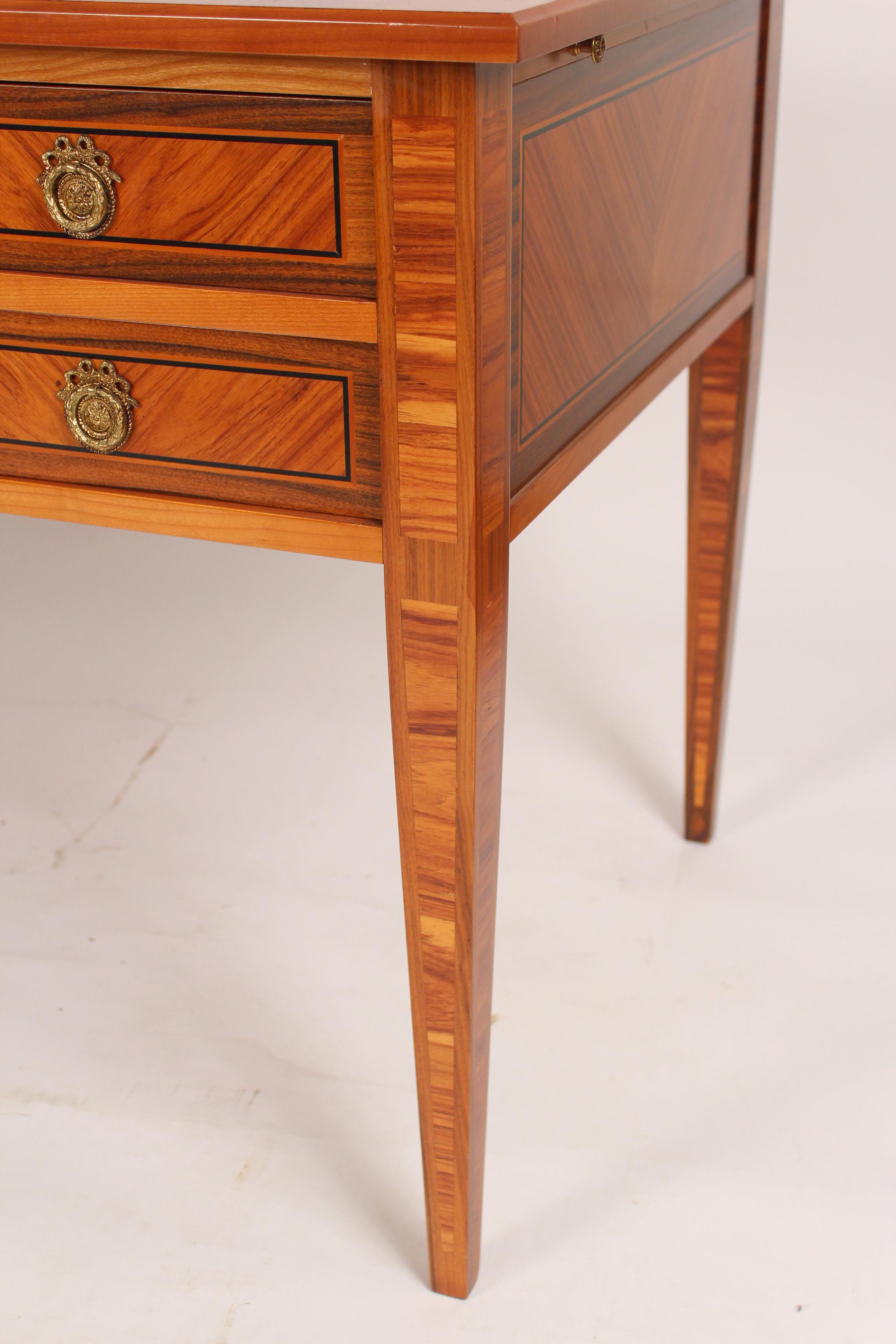 Louis XVI Style Tulip Wood Desk 5