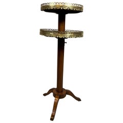 Louis XVI Style Tulipwood Adjustable Candlestand