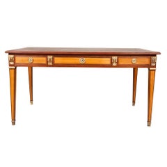Louis XVI Style Tulipwood and Purpleheart Bureau Plat