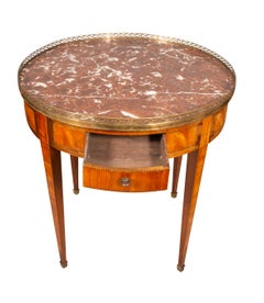 Louis XVI Style Tulipwood Bouillotte Table