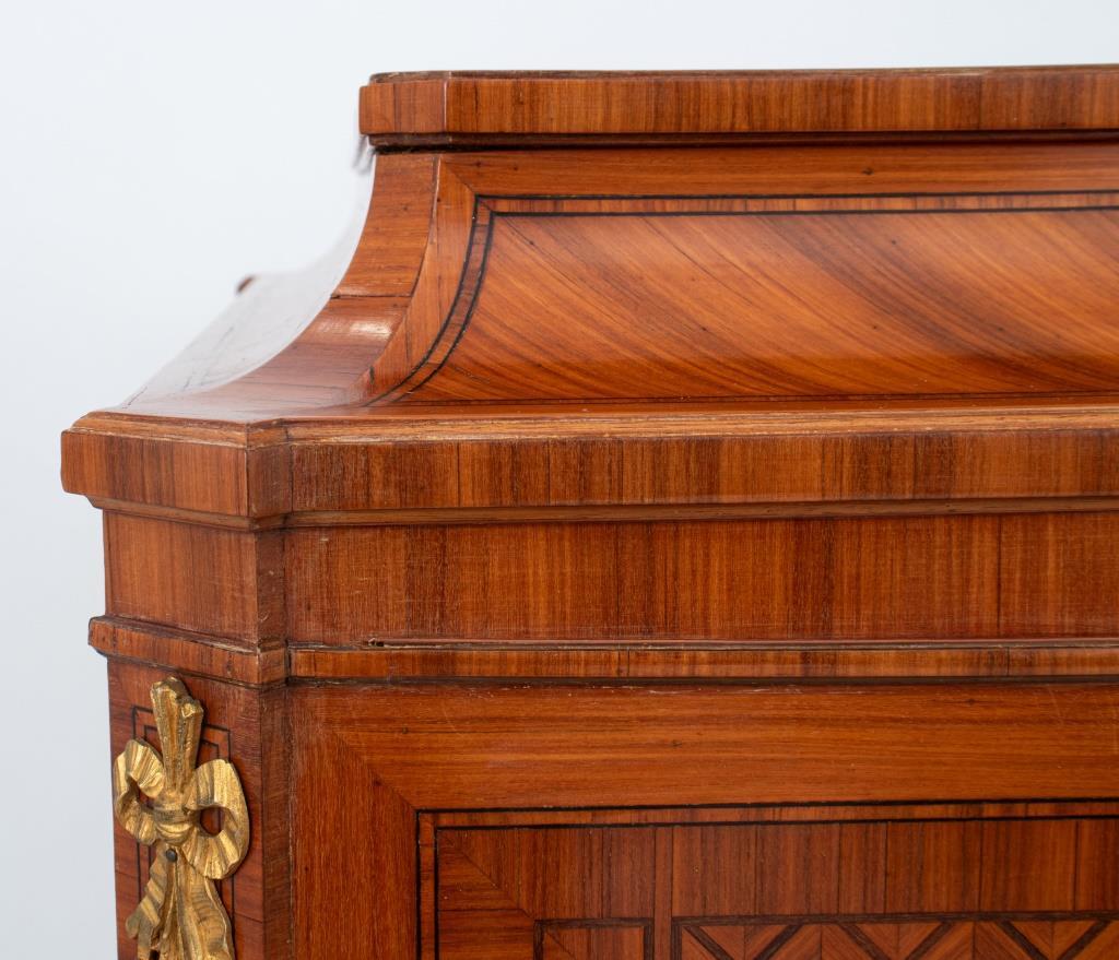 Louis XVI Style Tulipwood Marquetry Cabinet For Sale 3