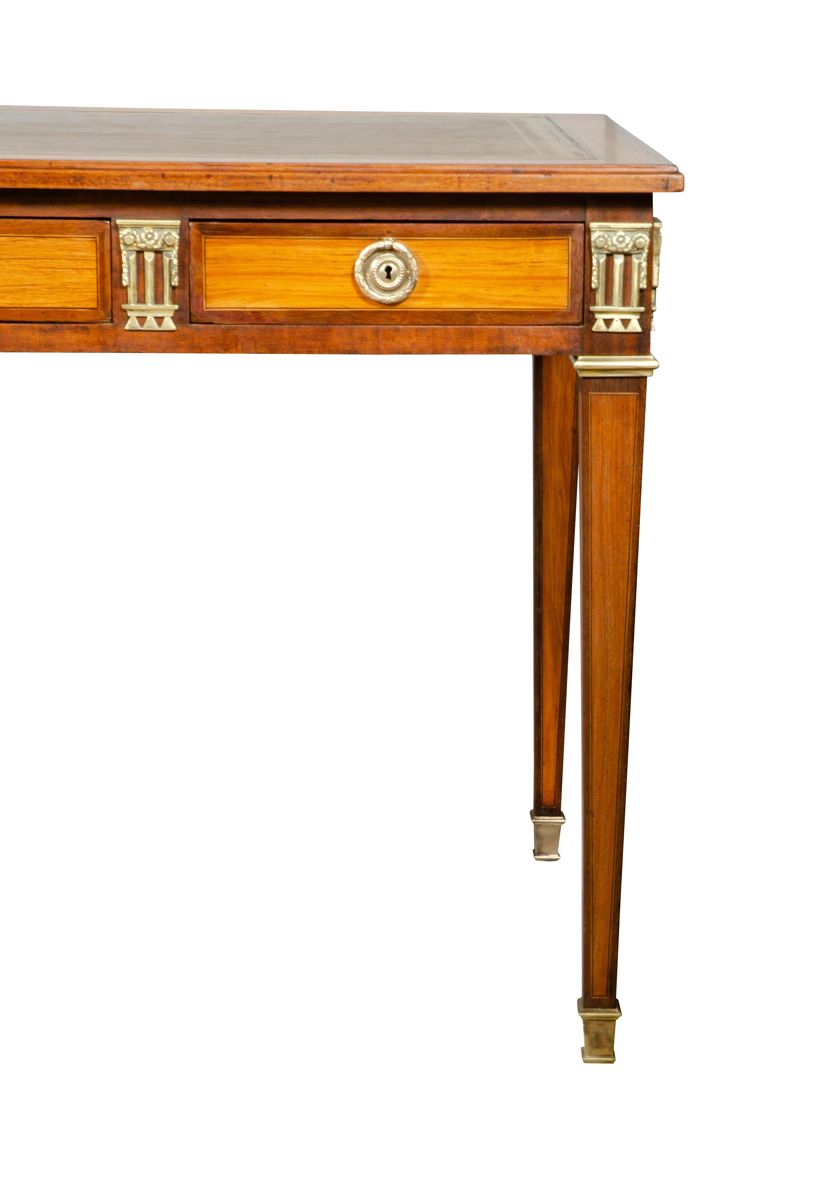 Louis XVI Style Tulipwood Writing Table 5