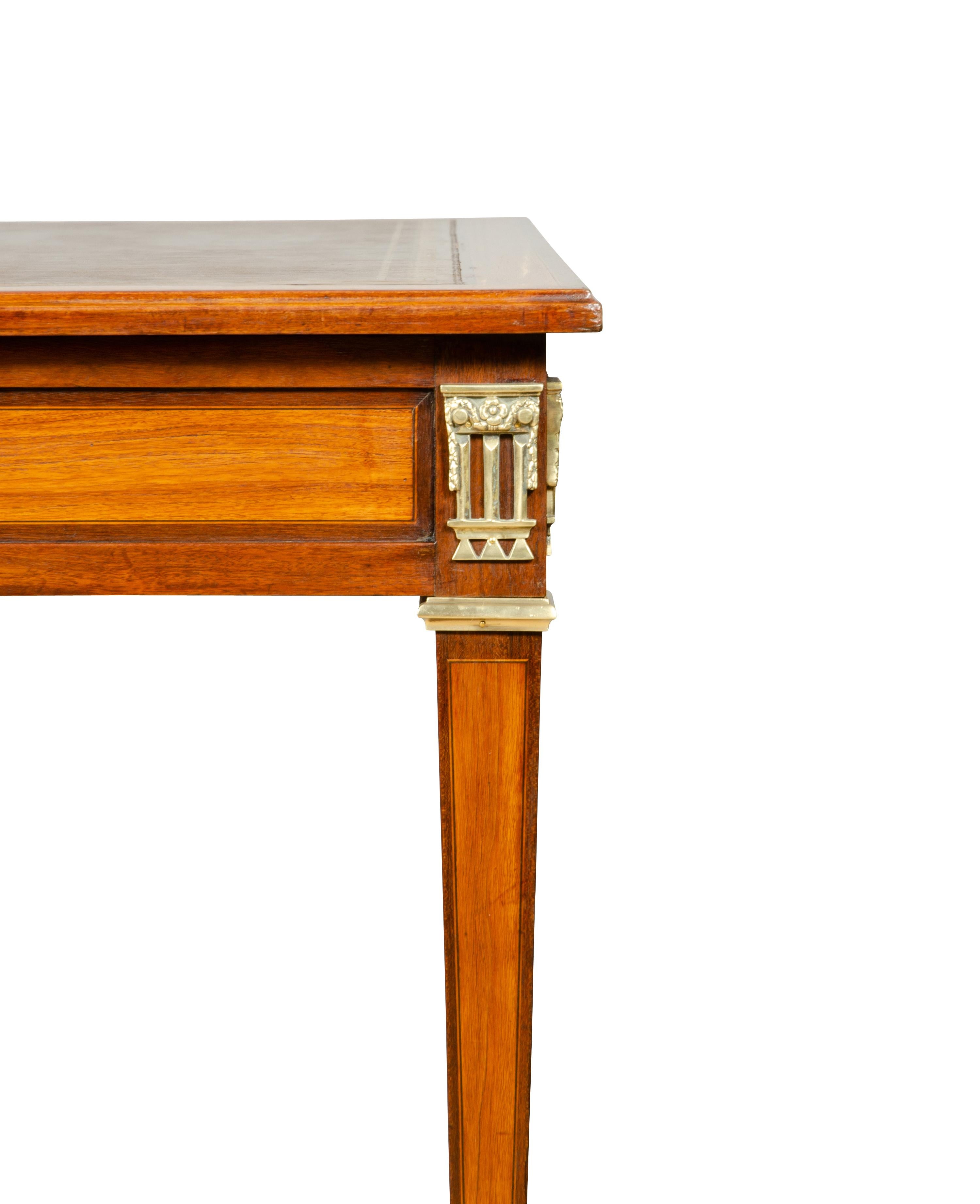 Louis XVI Style Tulipwood Writing Table 8