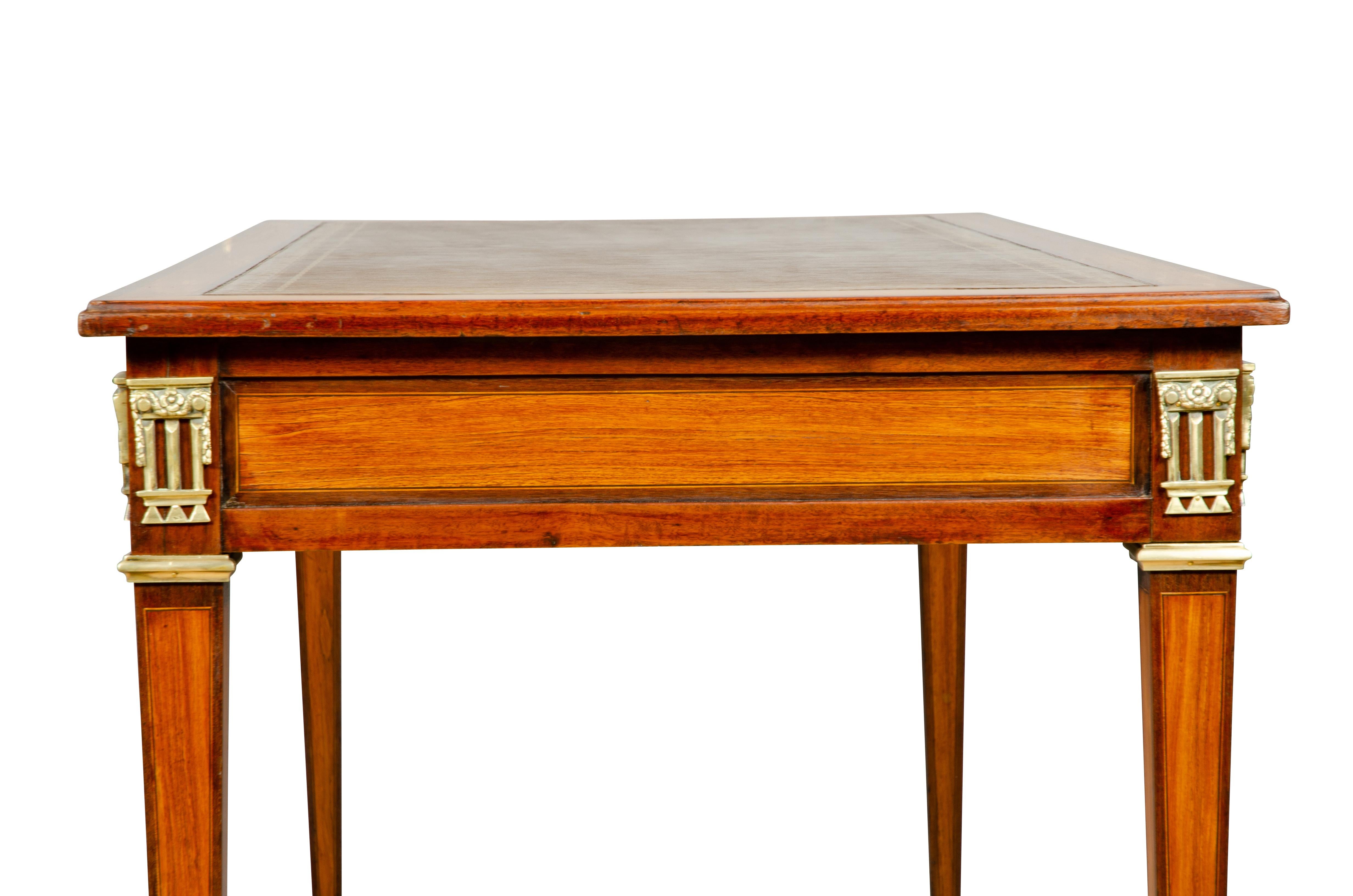 Louis XVI Style Tulipwood Writing Table 13