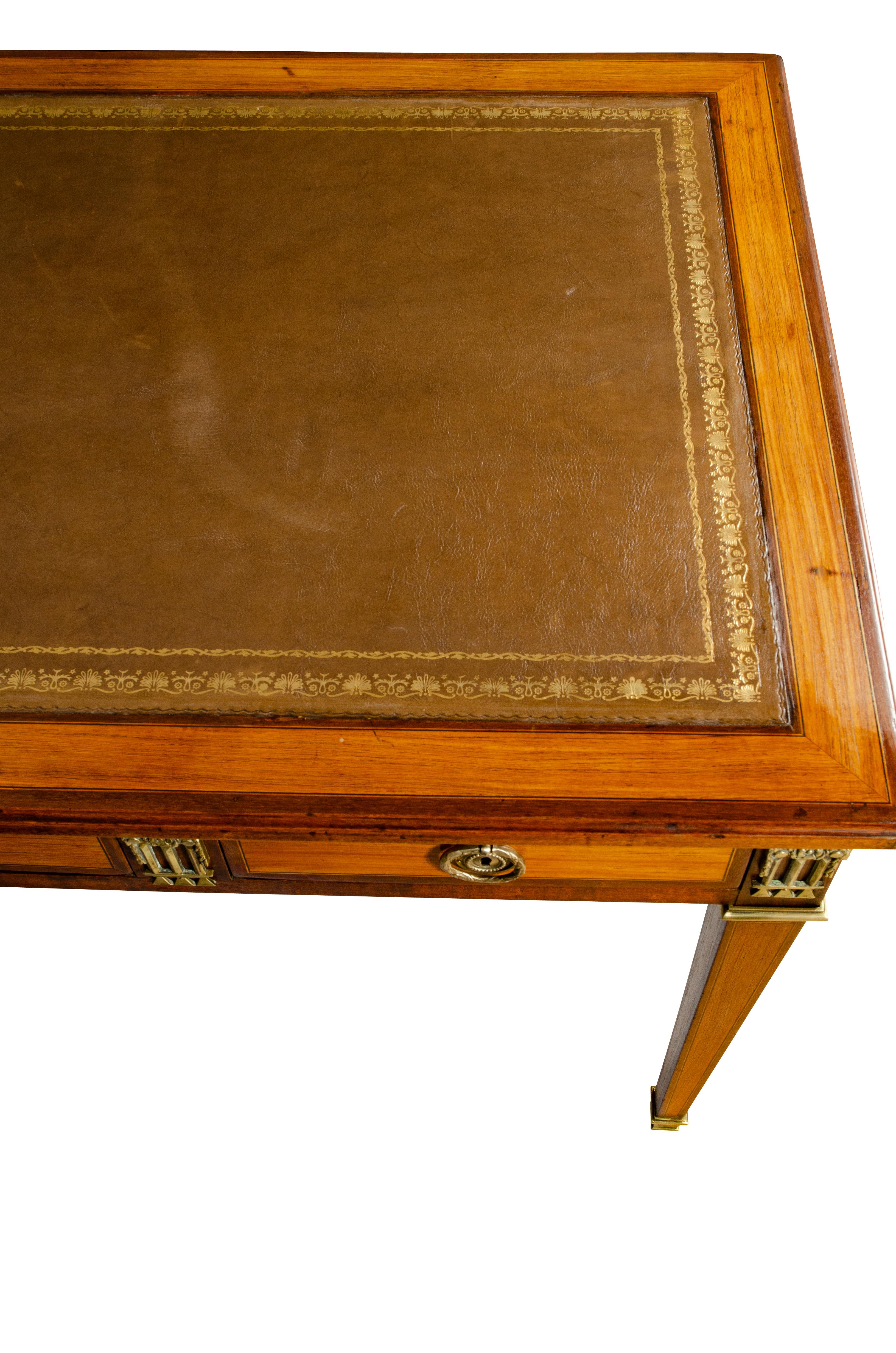 Louis XVI Style Tulipwood Writing Table 15