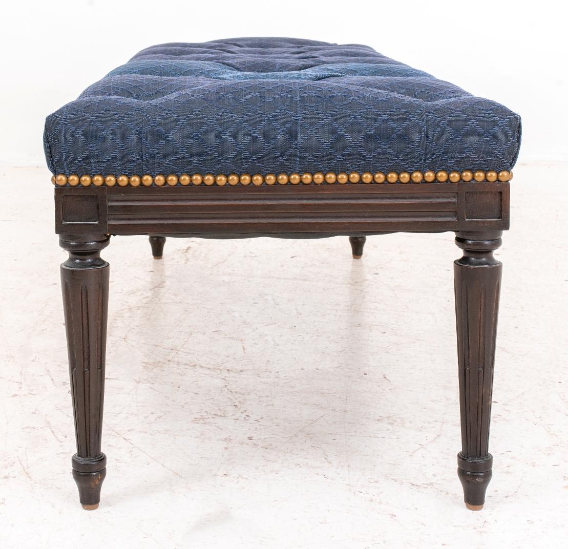 20th Century Louis XVI Style Upholstered Ottoman