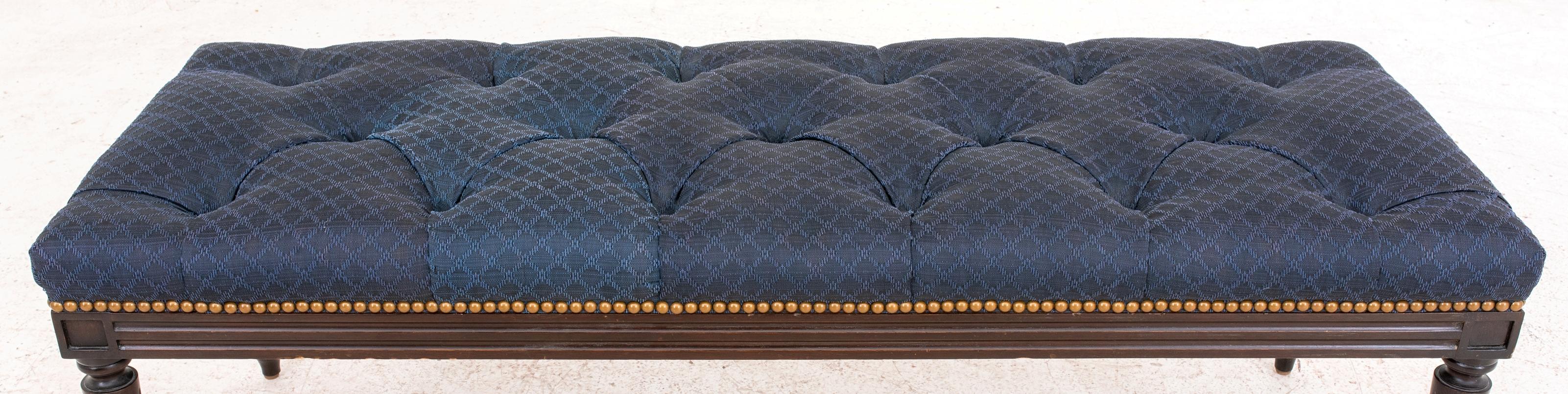 Louis XVI Style Upholstered Ottoman 1