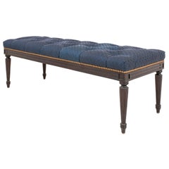 Louis XVI Style Upholstered Ottoman