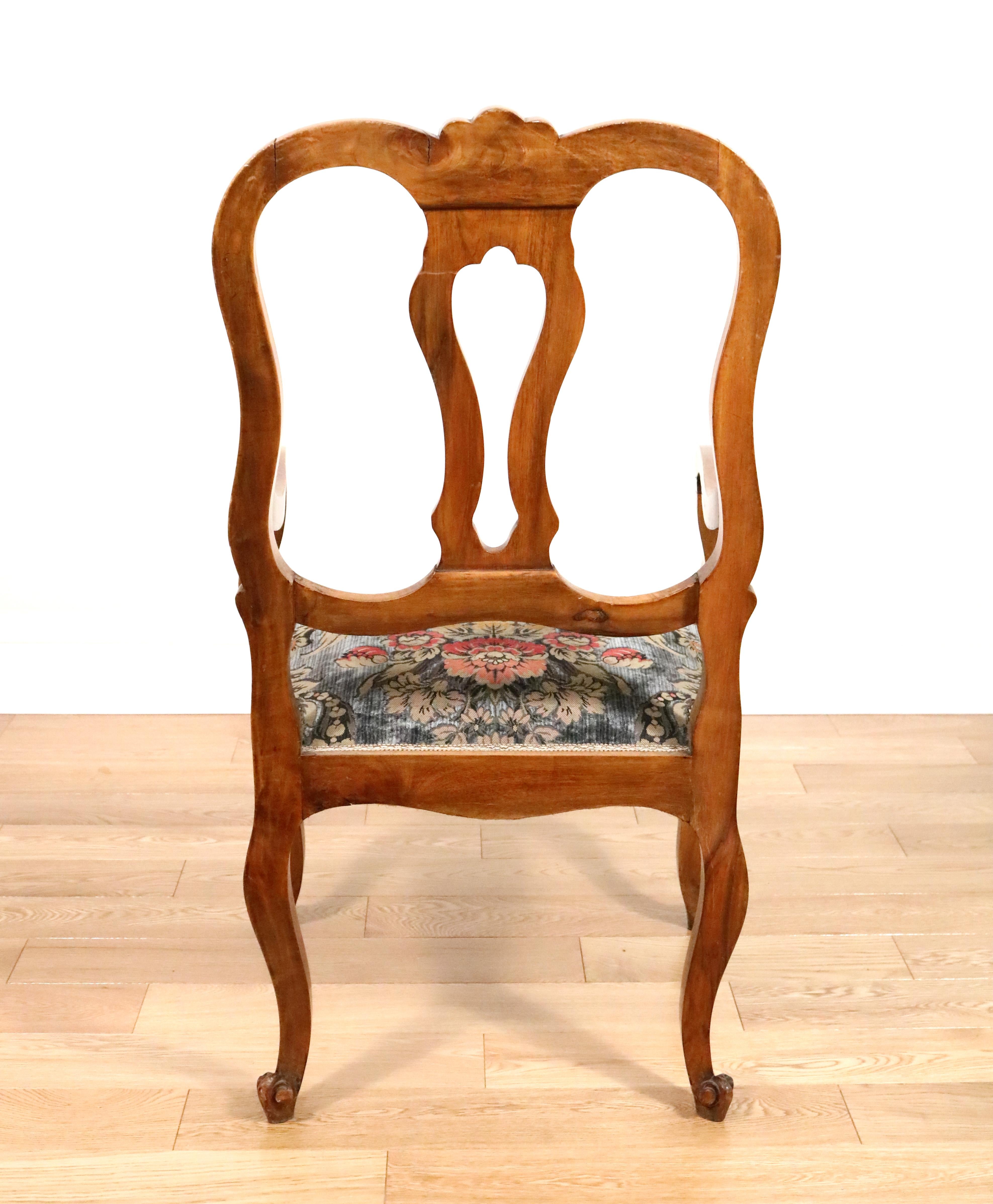 Louis XVI Style Vintage Dining or Occasional Chair In Good Condition In Littleton, CO