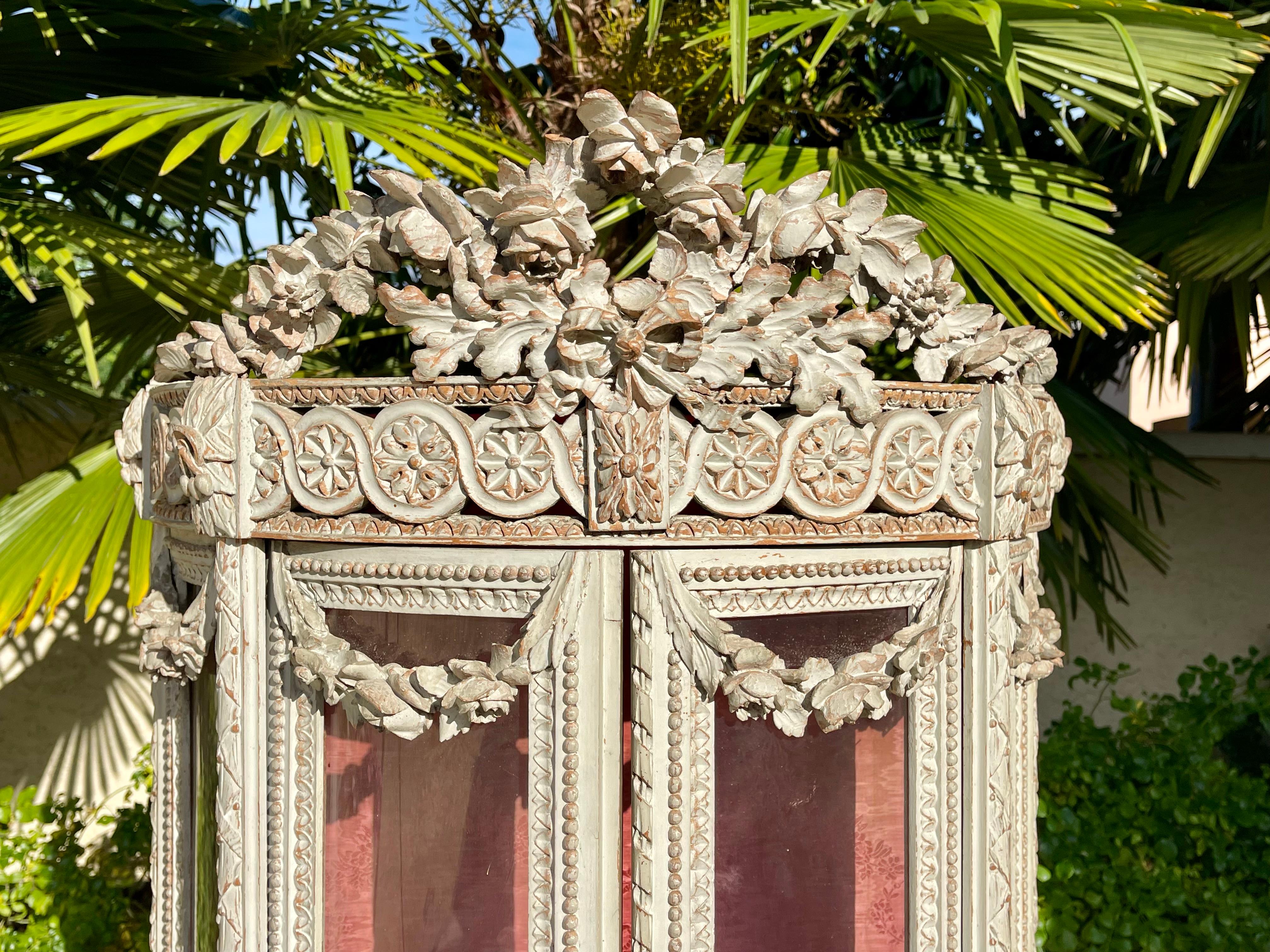 Vitrina in stile Luigi XVI, XIX secolo in vendita 7