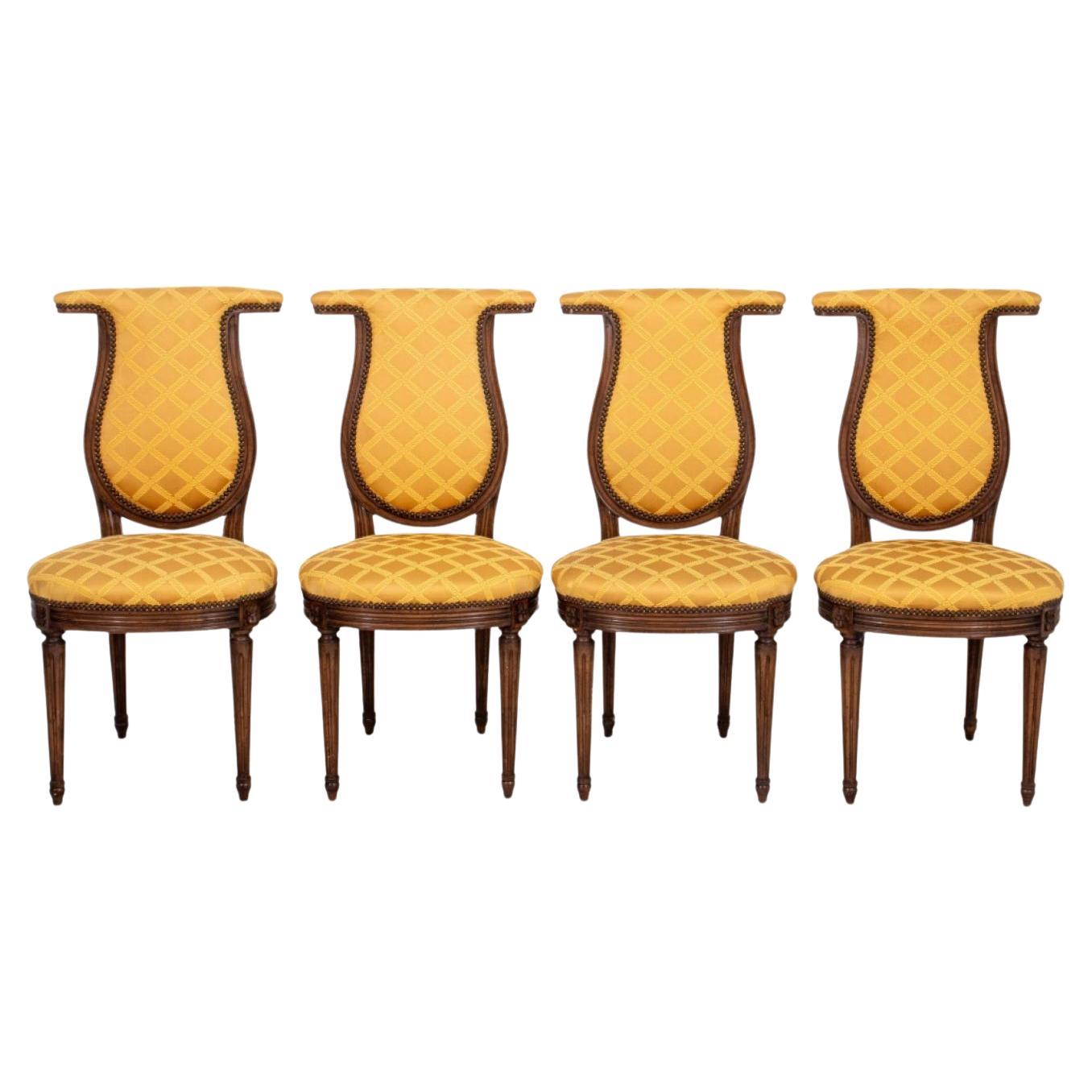 Louis XVI Style 'Voyeuses' or Side Chairs, 4